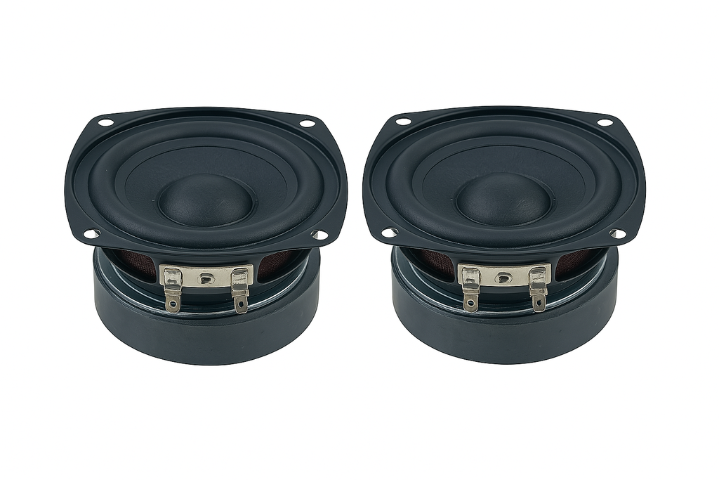 3-inch woofer ohm 15W rubber edge 70 magnetic square 78mm full-range  speaker Pair piece) (only prepaid order will be shipped)
