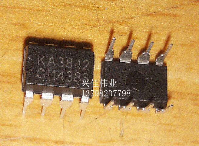 thumbnail image 2 of 10x KA3842A KA3842 PWM Controller IC - DIP-8 Package (smw Brand) 2 of 6