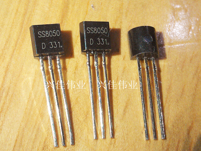 100 Transistors SS8050 (NPN) Et SS8550 (PNP) TO-92 - Lot De 50+50 Pièces Pour Circuits électroniques