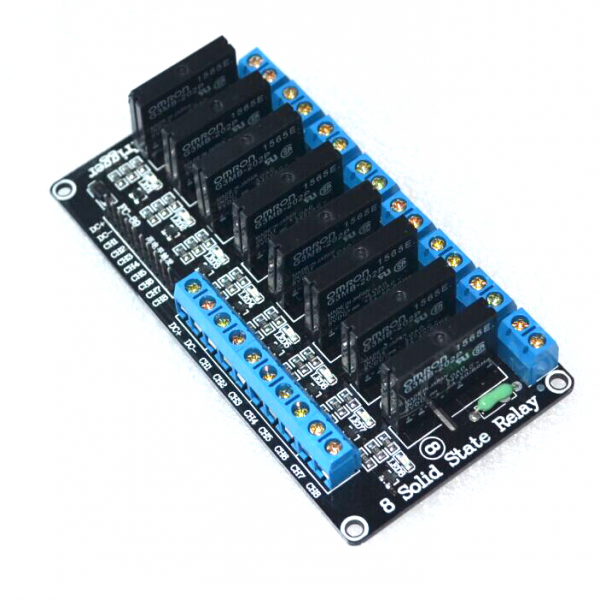Hot 8 low trigger Solid State Relays with Fuse / 250V2A Inkocean