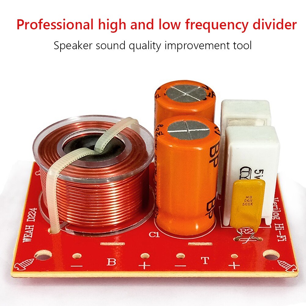 JOTXAW 1PCS 2-Way 1800W Professional Speaker Frequency Divider 2100Hz Stage Tweeter Protection 2 Unit High Power Audio Crossover Filter(800W JOTXAW 1PCS 2-Way 1800W Professional Speaker Frequency Divider 2100Hz Stage Tweeter Protection 2 Unit High Power Audio Crossover Filter(800W