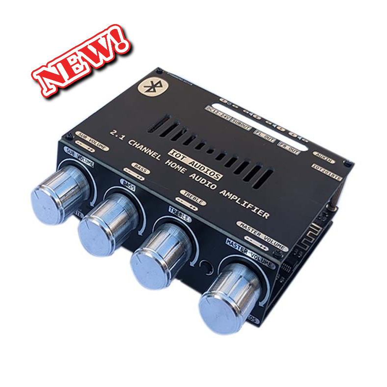 IOT Audios 2.1 Bluetooth 5.0 digital amplifier board 50x2 100W