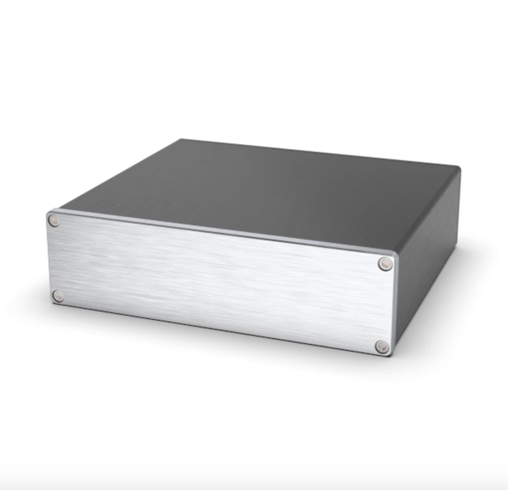 BRZHiFi All aluminum anodised black and silver tone chassis amplifier ...