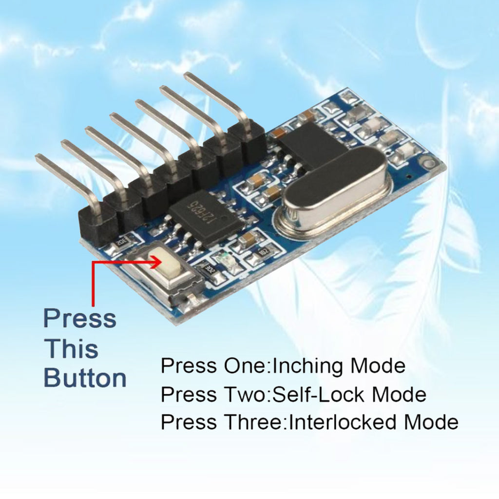 wireless remote control module learning decoding module – Inkocean ...