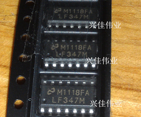 LF347 LF347MX SOP14 broadband quad op amp input operational amplifier ...