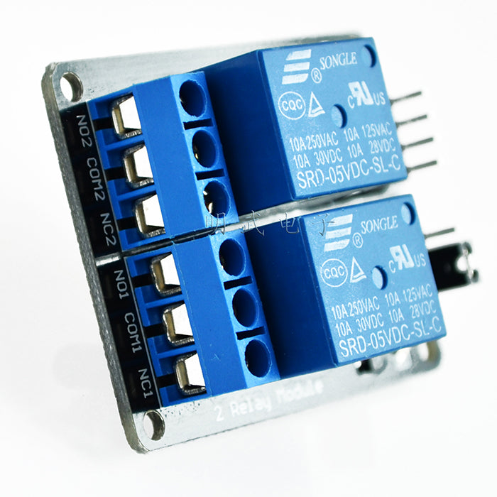 two-way relay module optocoupler, relay expansion board – Inkocean ...