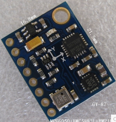 Module Capteur GY-87 10DOF (MPU6050 HMC5883L BMP180) Pour Arduino/Raspberry Pi - Neuf