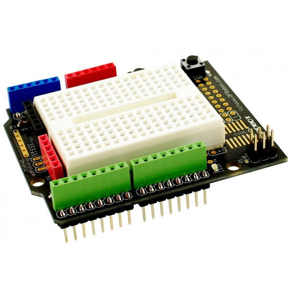 DFRobot Arduino ProtoShield breadboard prototype expansion board conta ...