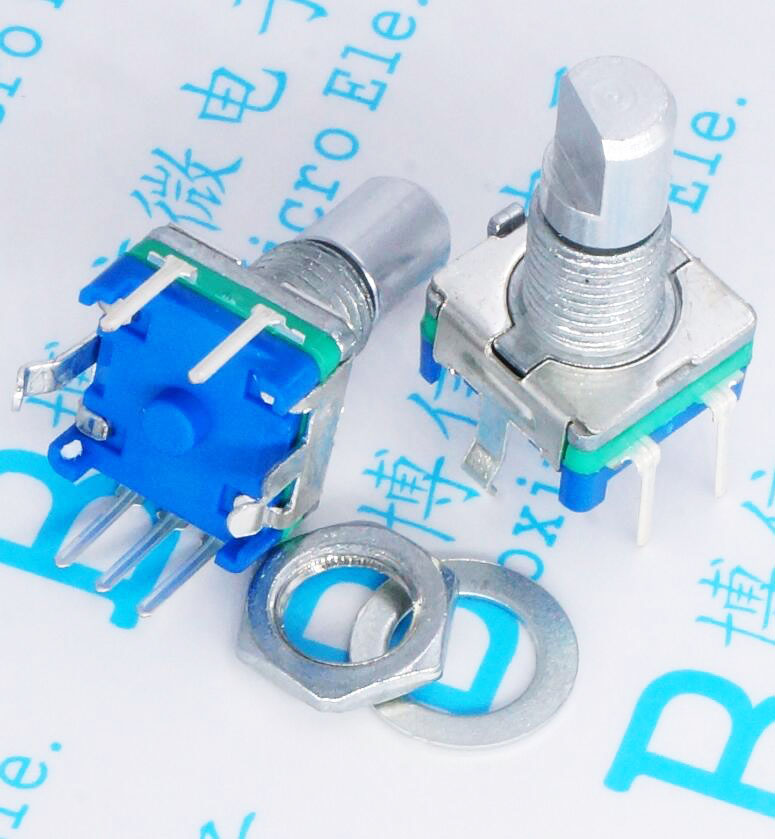EC11 coded switching axle 15mm rotary encoder EC11 audio digital poten ...