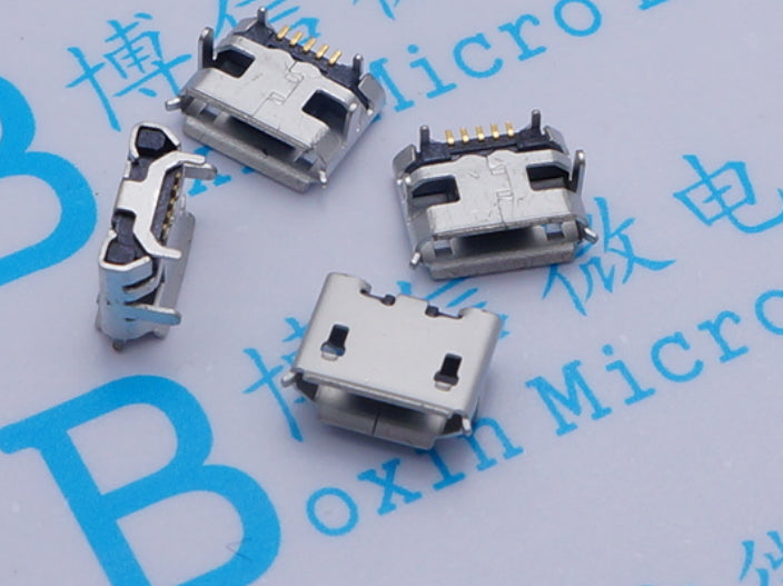 micro usb 5pin 5-pin card-edge connector legs female USB socket Option ...
